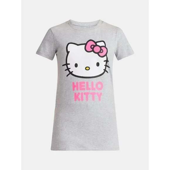 Hello Kitty Women's Maternity Graphic Tee with Short Sleeves, Size M(8-10) - Picture 1 of 5